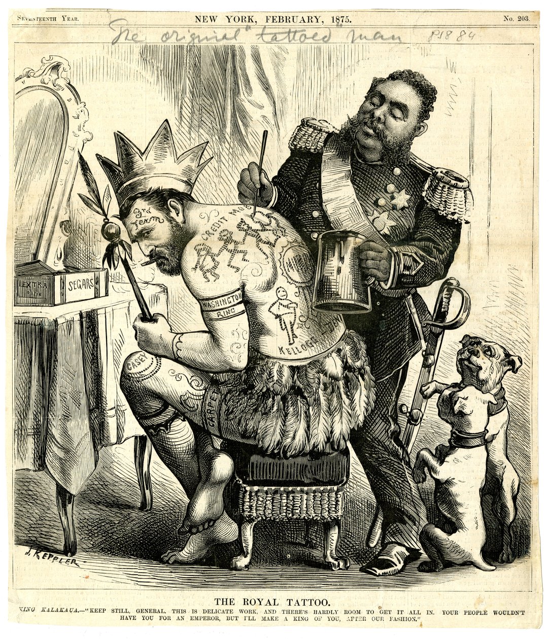 The Royal Tattoo by Joseph Keppler