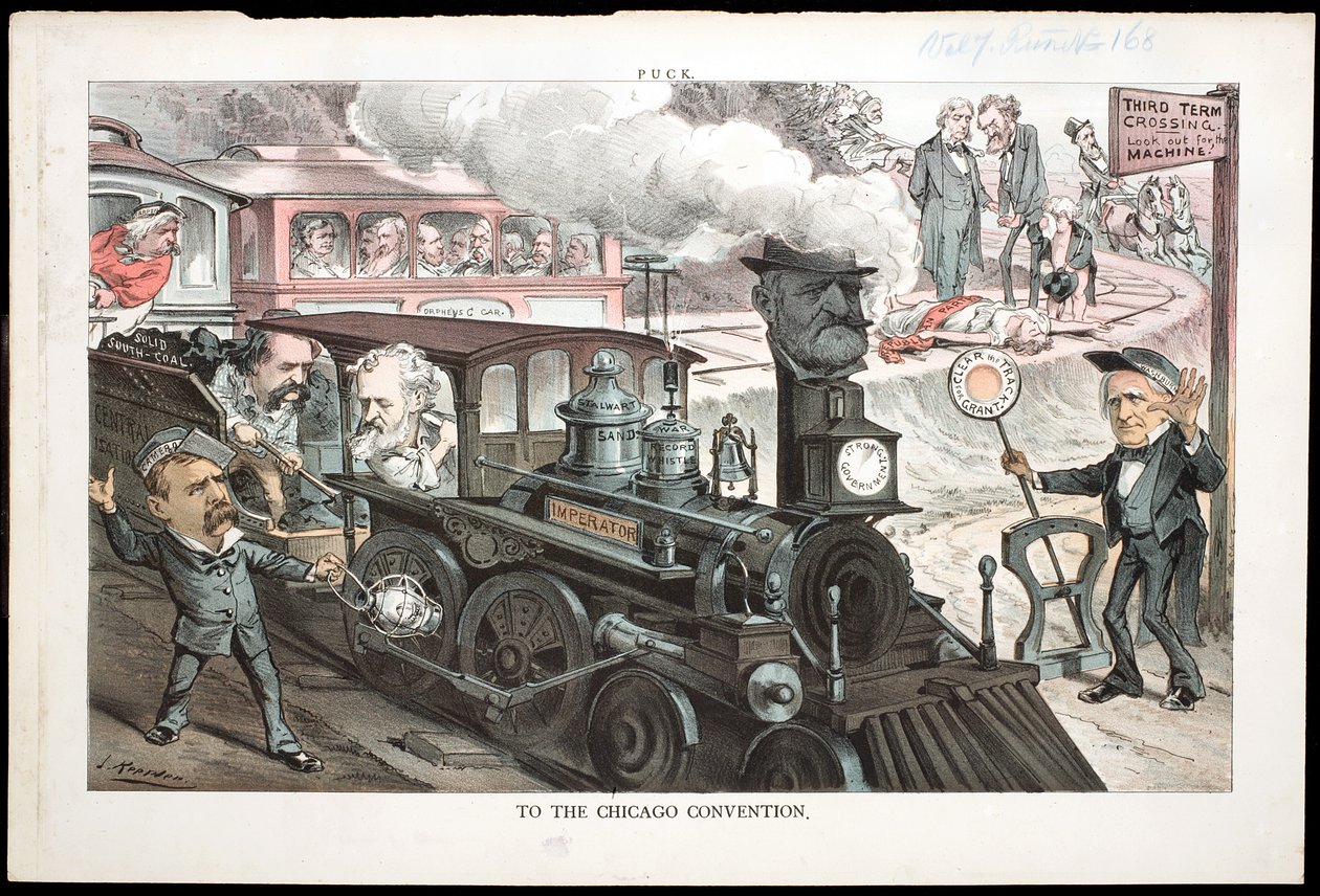 To The Chicago Convention, 1880 by Joseph Keppler