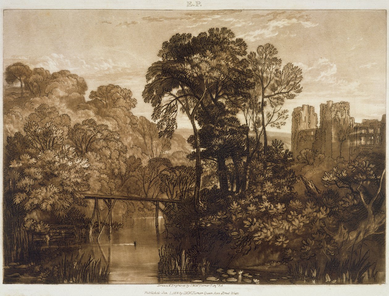Berry Pomeroy Castle, from the 
