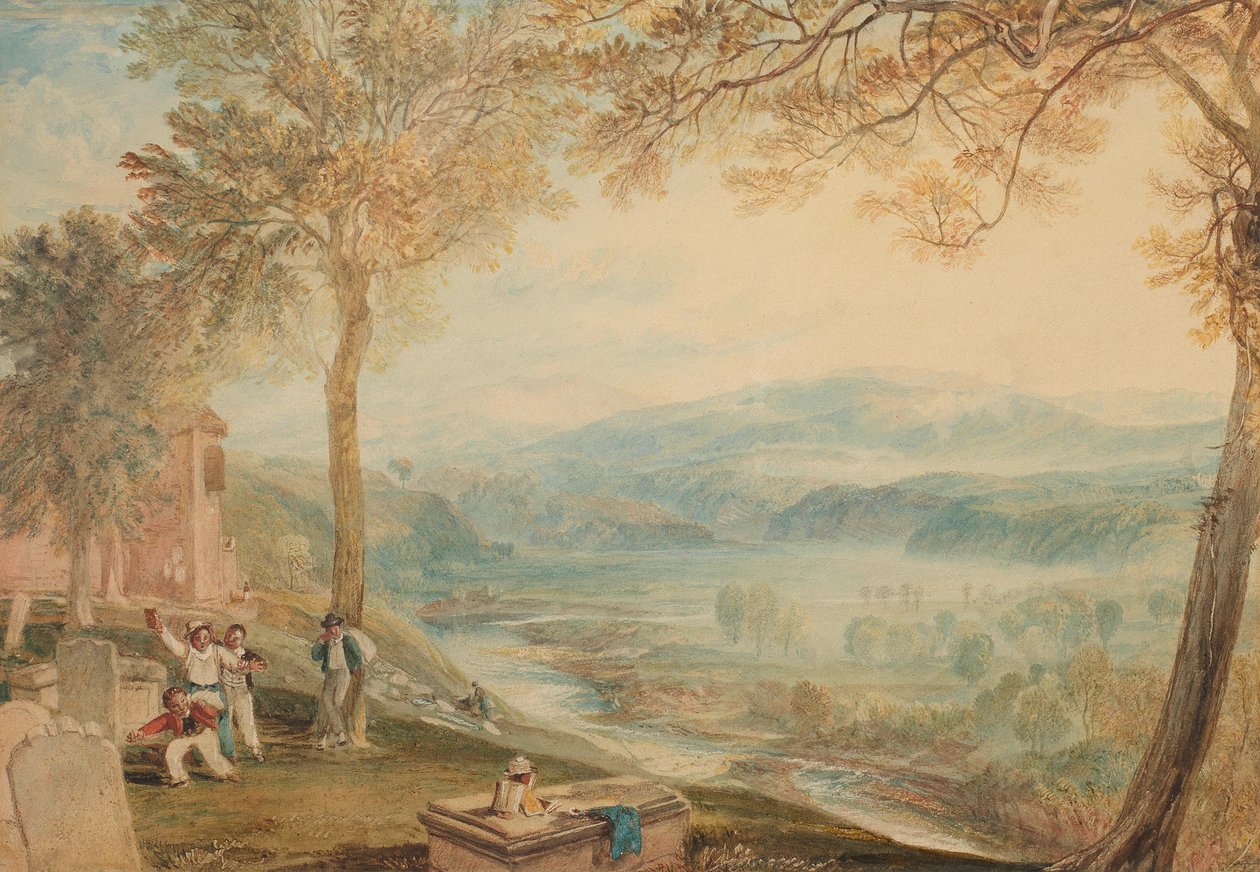 Kirkby Lonsdale Churchyard by Joseph Mallord William Turner