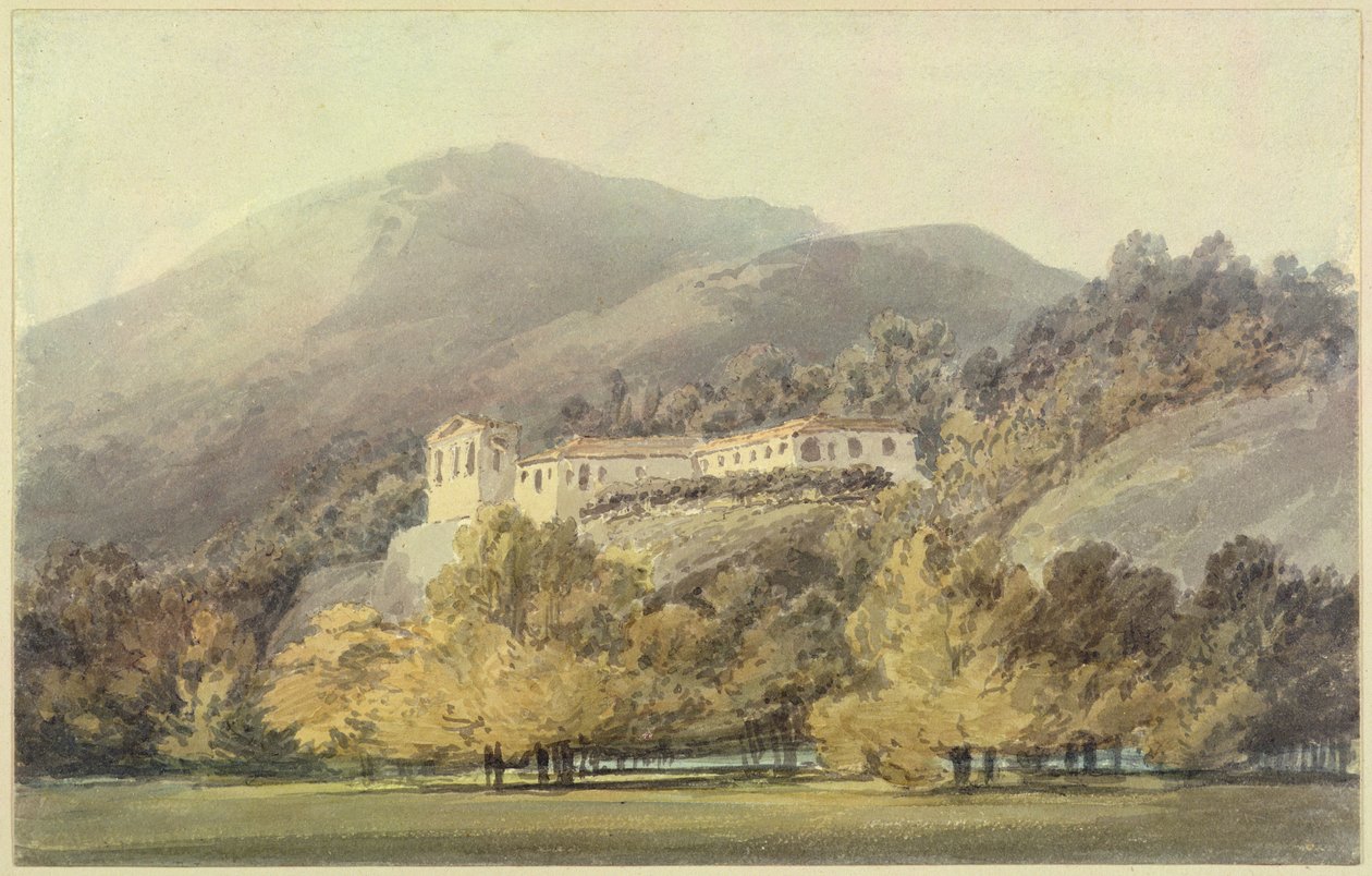 Santa Lucia, A Convent near Caserta, c.1795 by Joseph Mallord William Turner