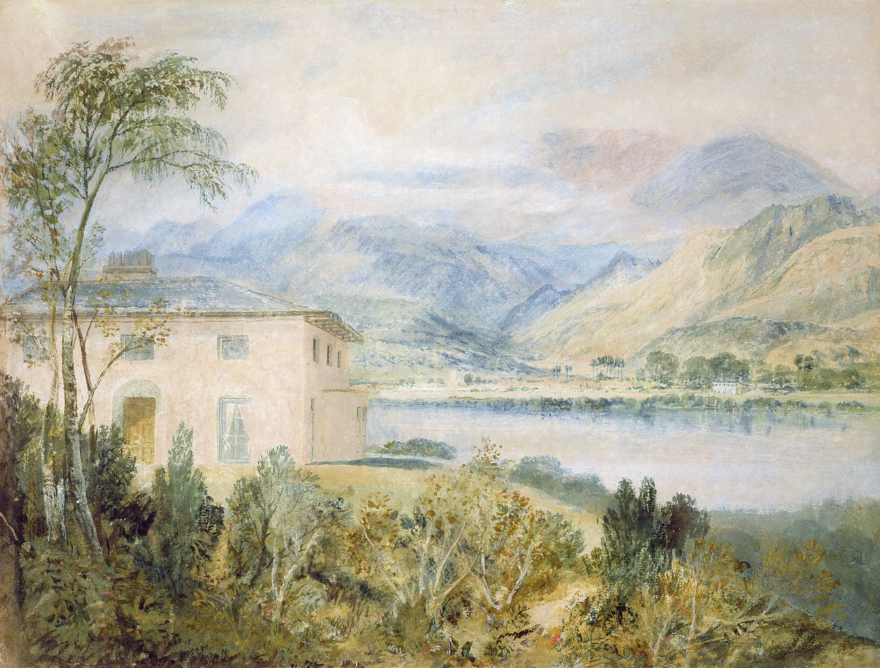 Tent Lodge, by Coniston Water, 1818 by Joseph Mallord William Turner