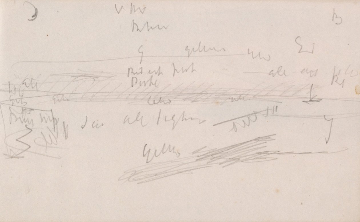 The Channel Sketchbook by Joseph Mallord William Turner