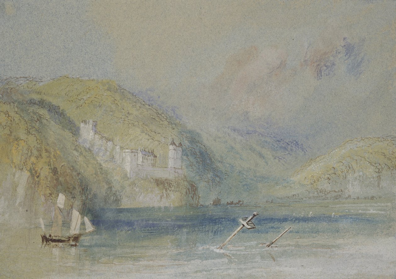 The Seine near Tancarville, c.1832 by Joseph Mallord William Turner