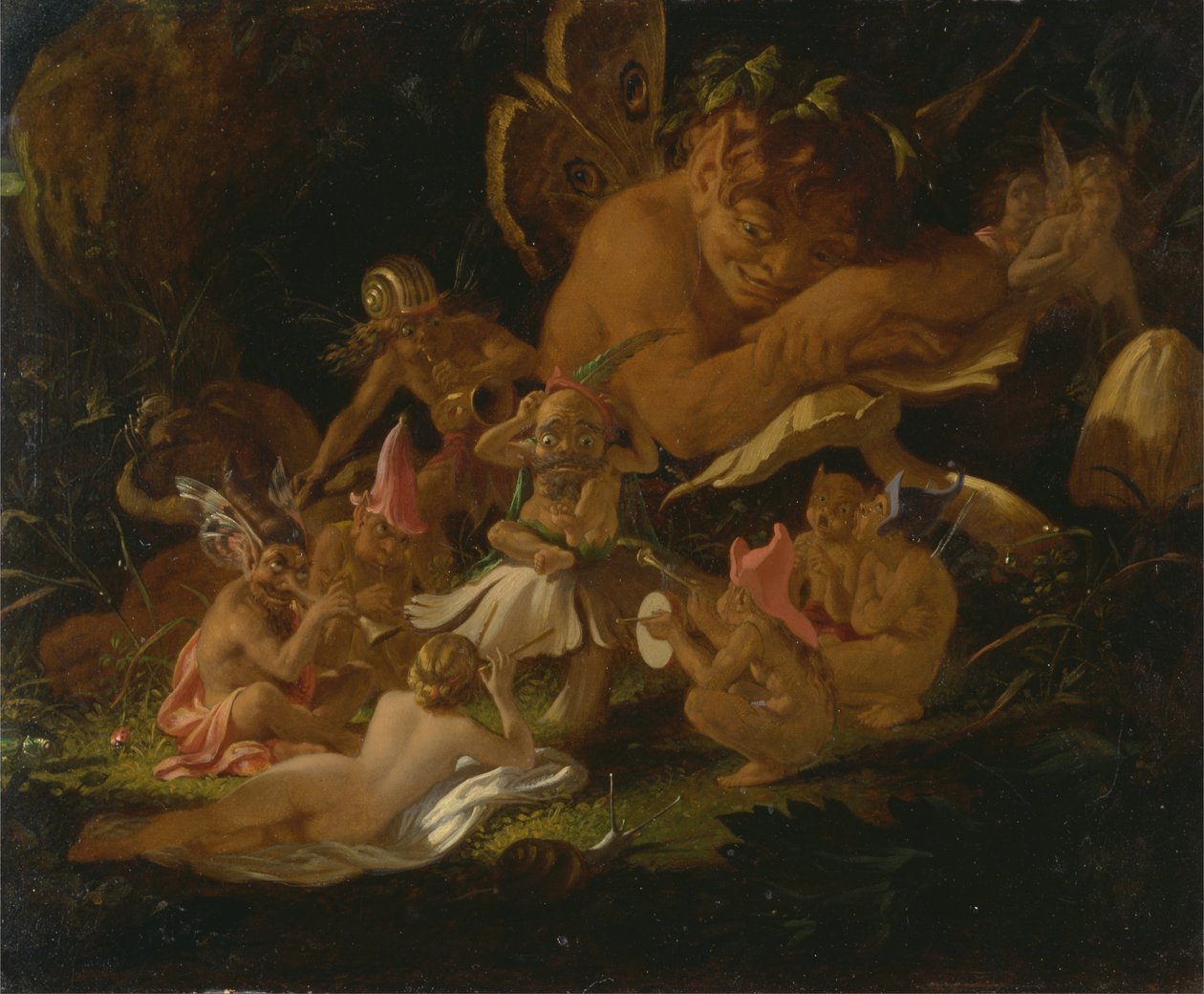 Puck and Fairies, from A Midsummer Night