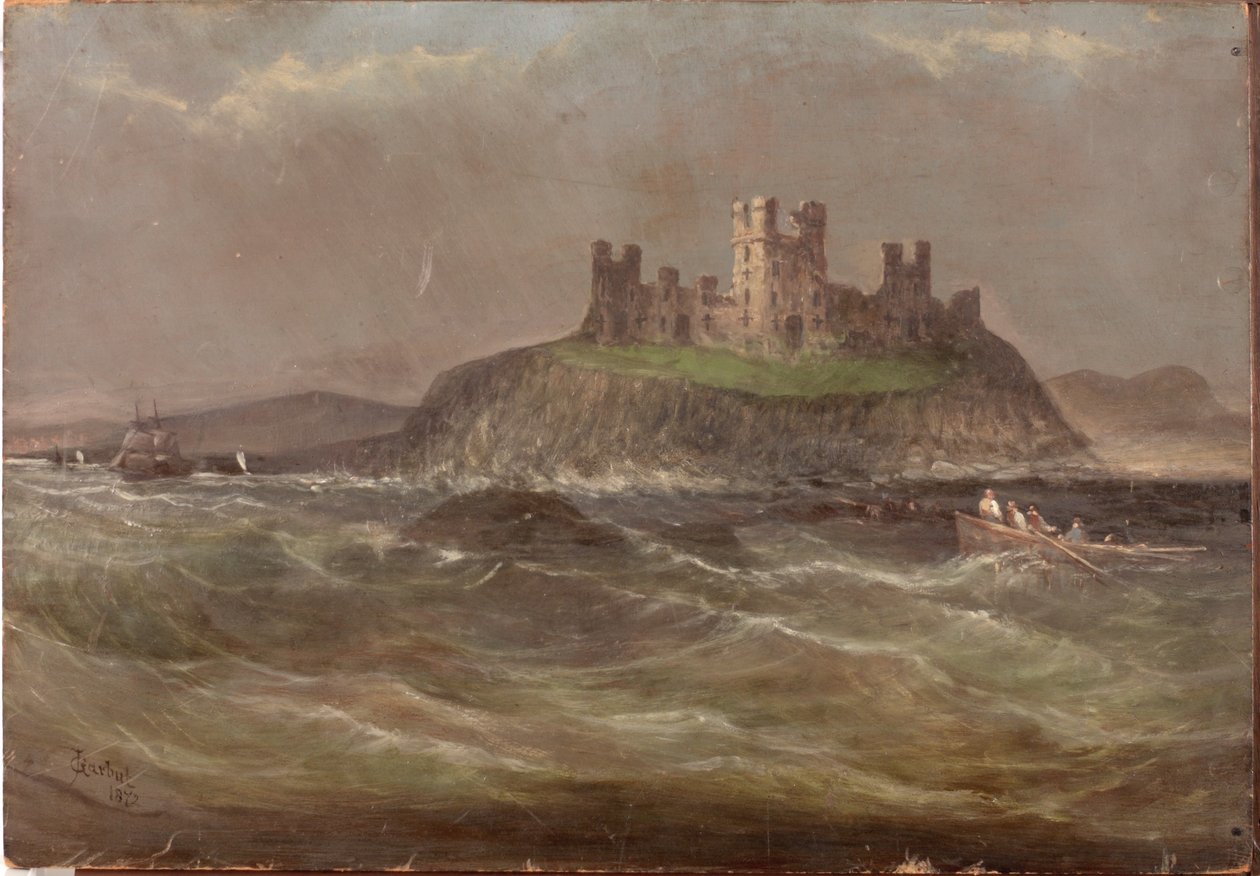 Coastal Scene with Castle by Joseph 