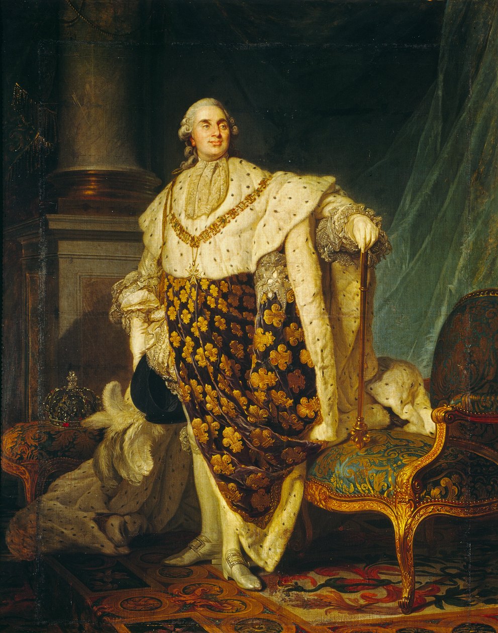 Louis XVI King of France in Coronation Robes by Joseph Siffred Duplessis