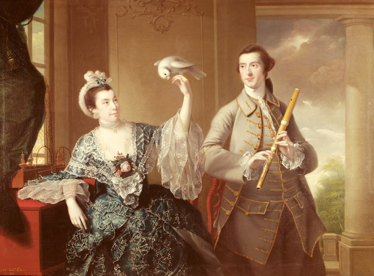 Mr. and Mrs. William Chase by Joseph Wright of Derby