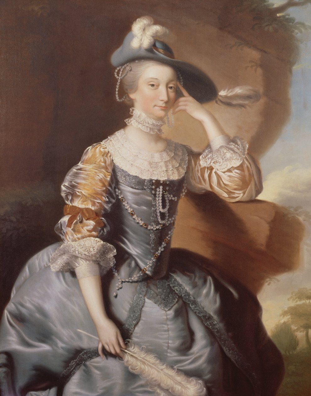 Portrait of Mrs. Anne Carver by Joseph Wright of Derby