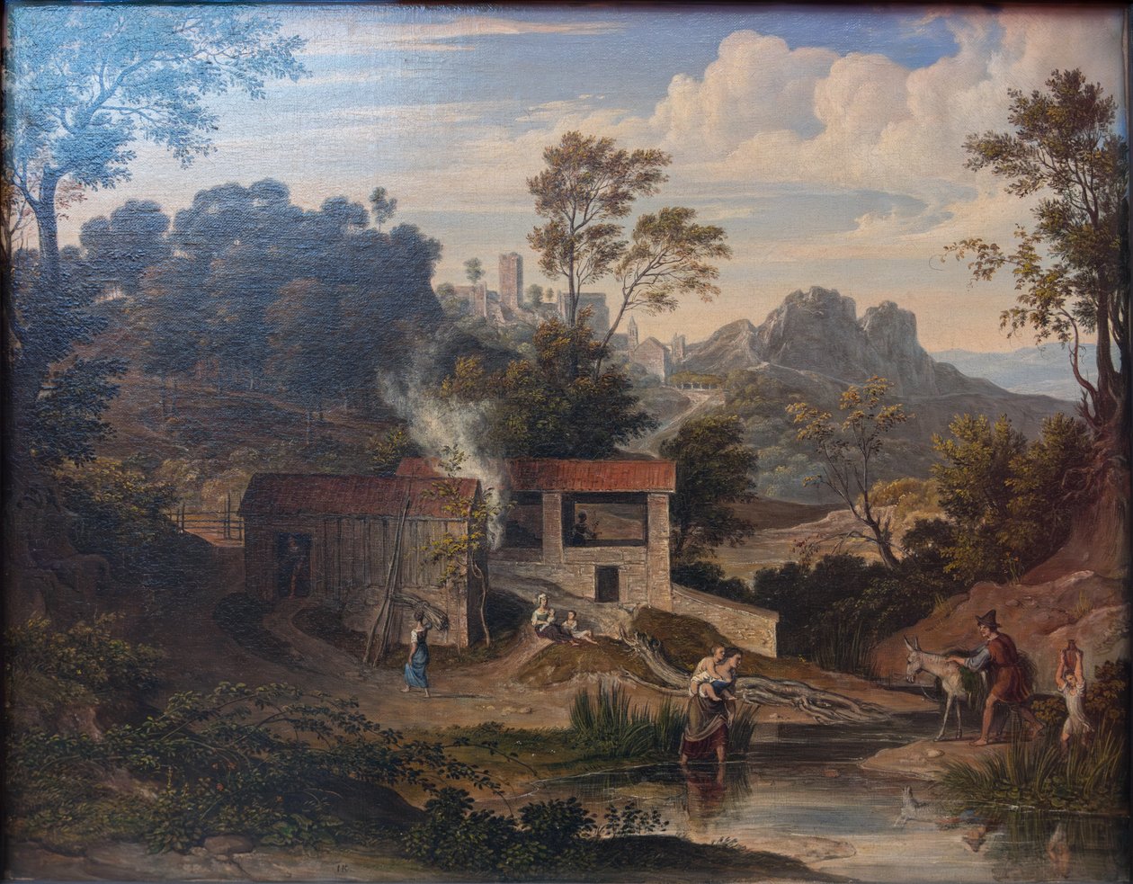 Brickworks near Olevano by Joseph Anton Koch