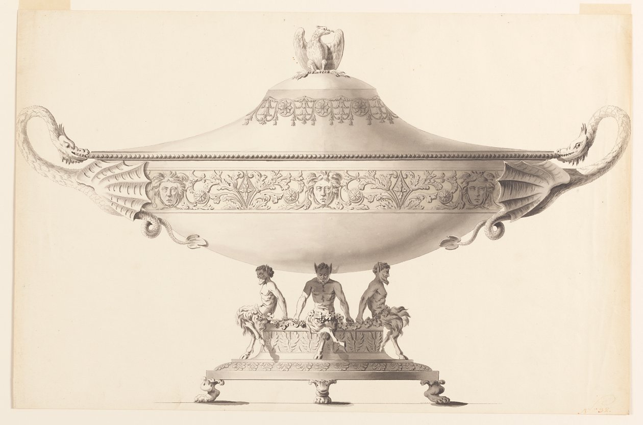 Design for a Tureen by Joseph Anton Seethaler Ii
