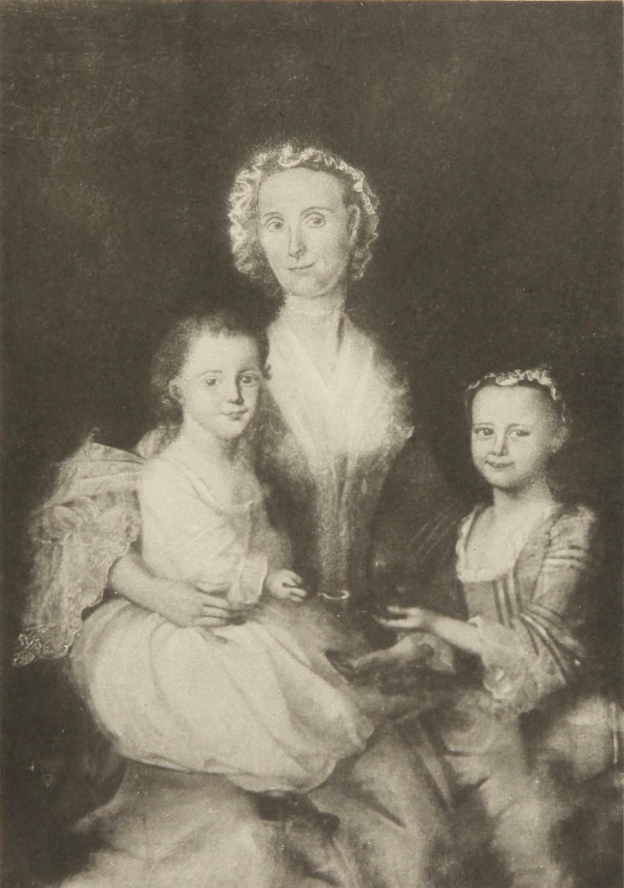Anne Butterfield Tucker and Her Children, Elizabeth and Nathaniel by Joseph Blackburn