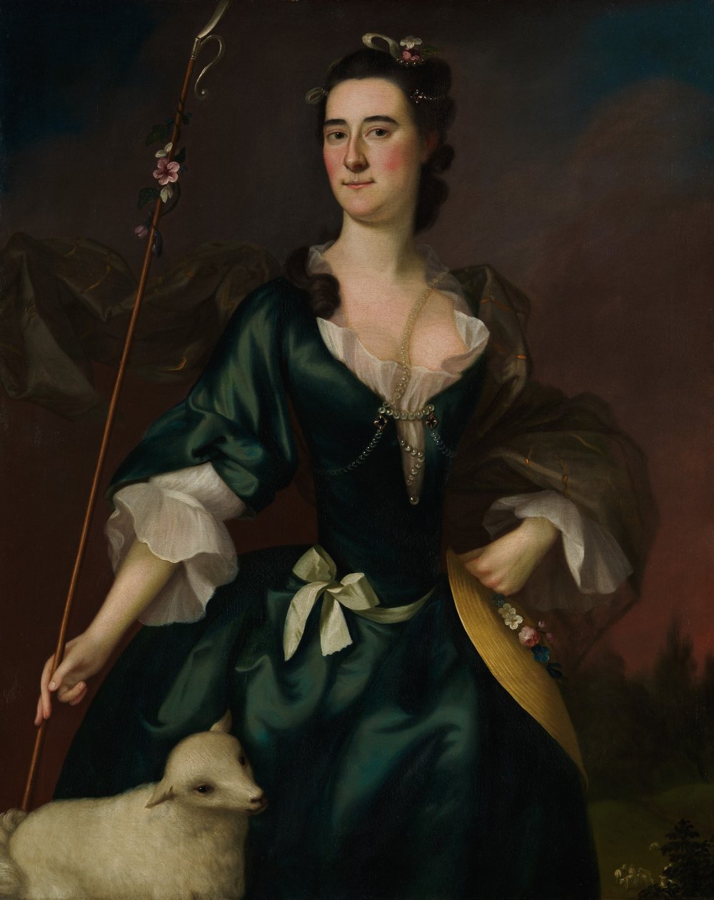 Mary Sylvester, 1754 by Joseph Blackburn
