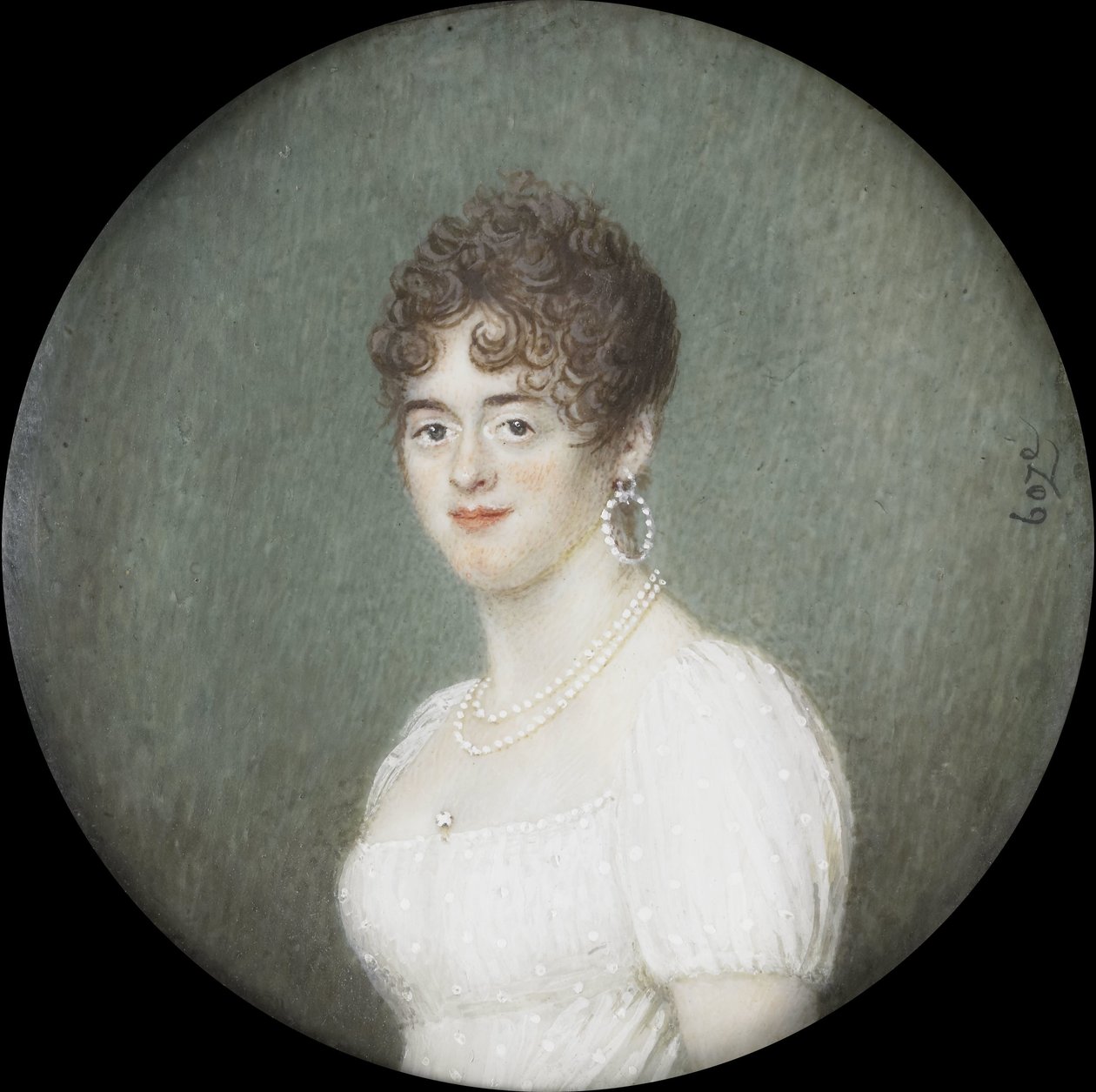Portrait of Cornelia Pull (d 1809), Wife of Gerrit Jan van Houten by Joseph Boze