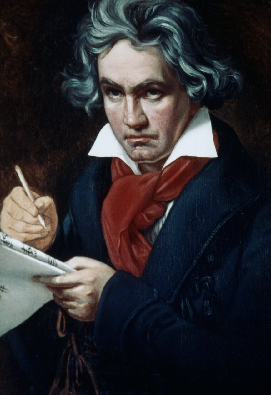 Ludwig van Beethoven, German Composer and Pianist, portrait by Joseph Karl Stieler by Joseph Carl Stieler