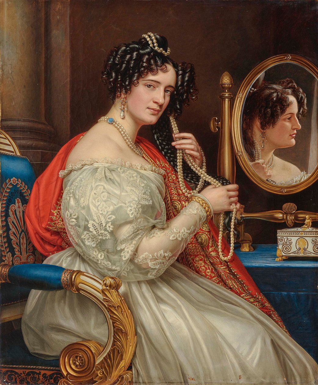 Portrait of Countess Sofia Kisseleff, 1801-1875, née Potocka, 1834 by Joseph Carl Stieler