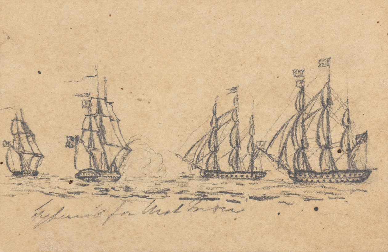 Destined for West Indies: Four Battleships by Joseph Cartwright