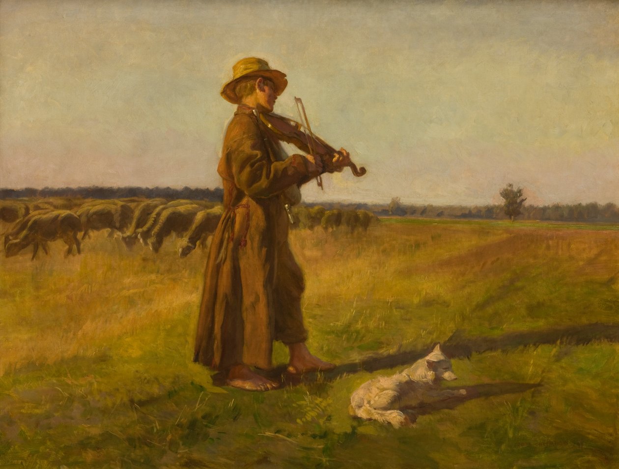Cowherd by Joseph Chelmonski