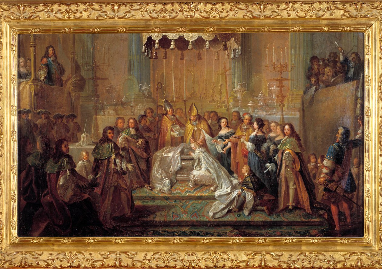 Baptism of the Dauphin Louis, Son of Louis XIV by Joseph Christophe