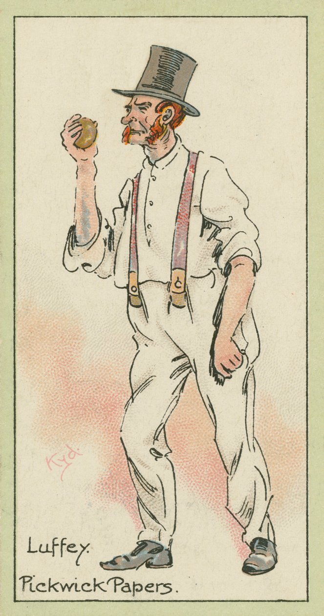 Luffey, Pickwick Papers by Joseph Clayton (1856-1937) (after) Clarke