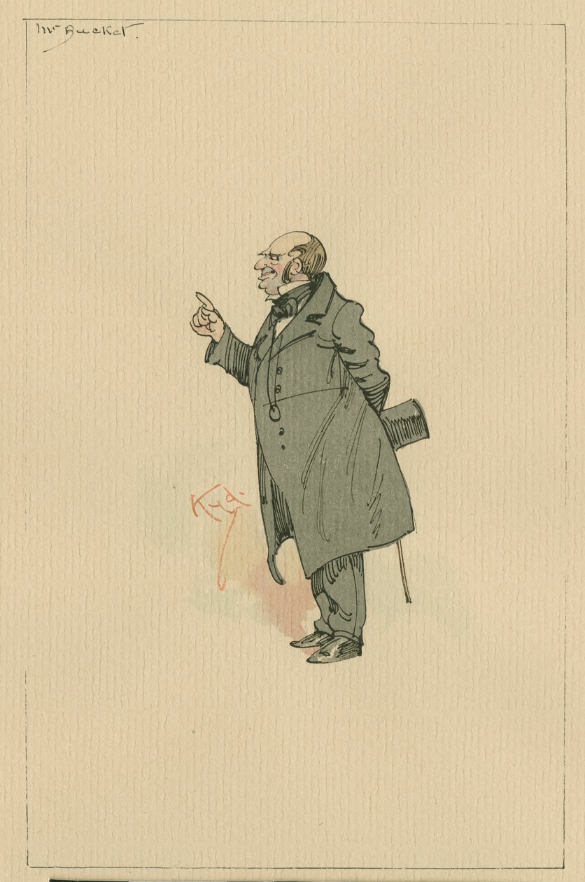 Mr Bucket, c.1920s by Joseph Clayton Clarke