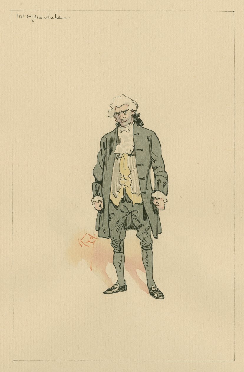 Mr Geoffrey Haredale, c.1920s by Joseph Clayton Clarke