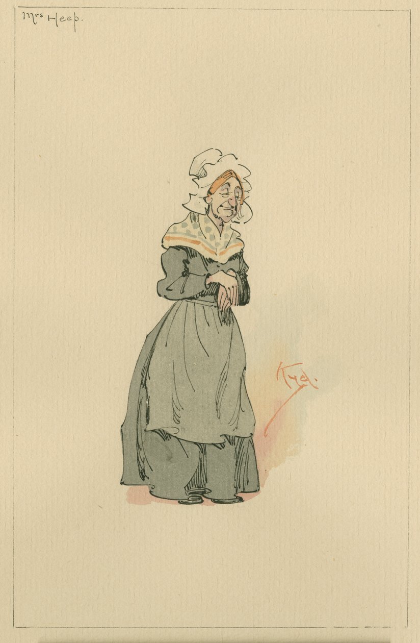 Mrs Heep, c.1920s by Joseph Clayton Clarke