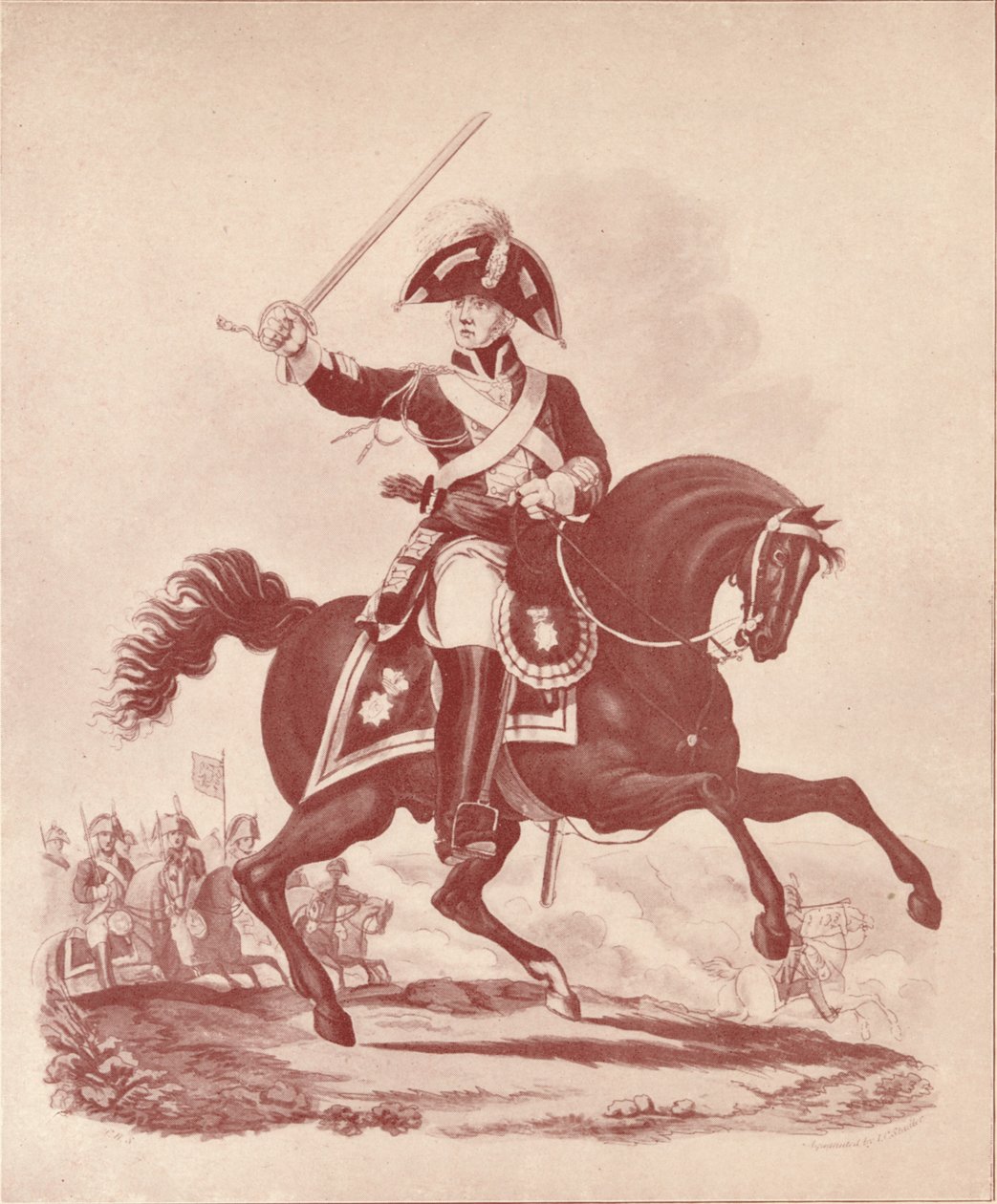 Officer, 2nd Regiment Life Guards Waterloo Period, 1812-1815 by Joseph Constantine Stadler