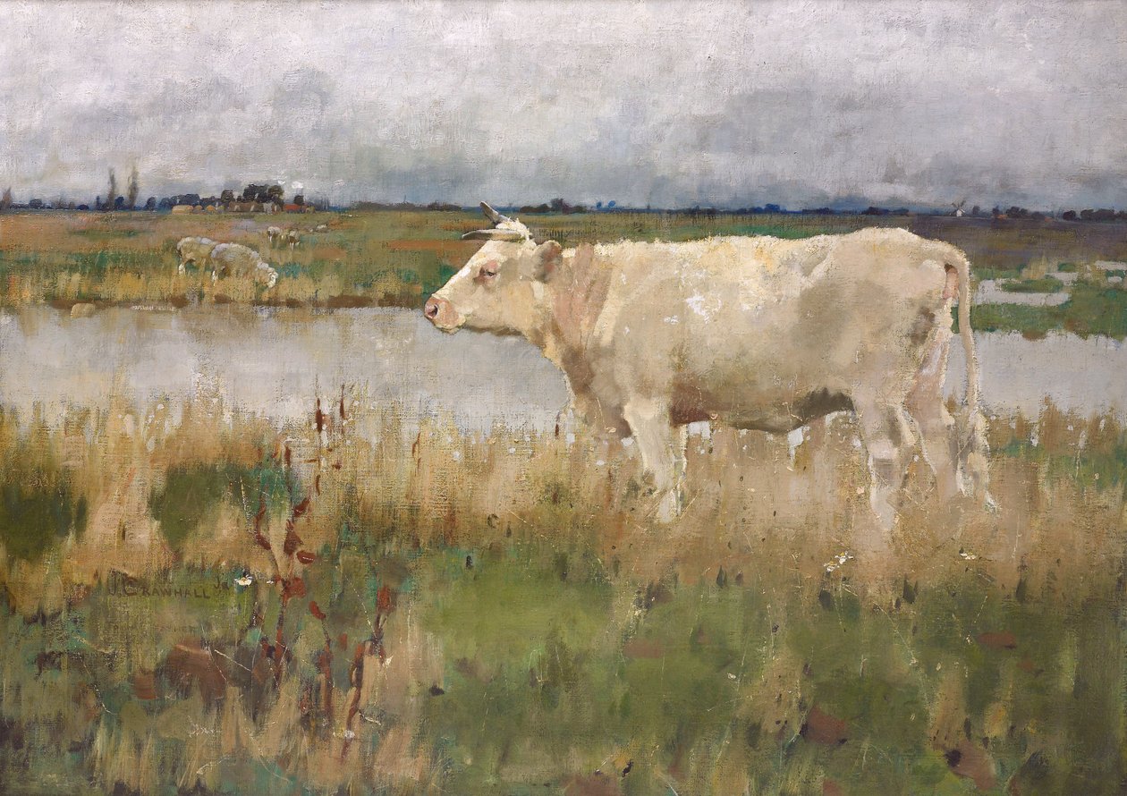 A Lincolnshire Pasture by Joseph Crawhall