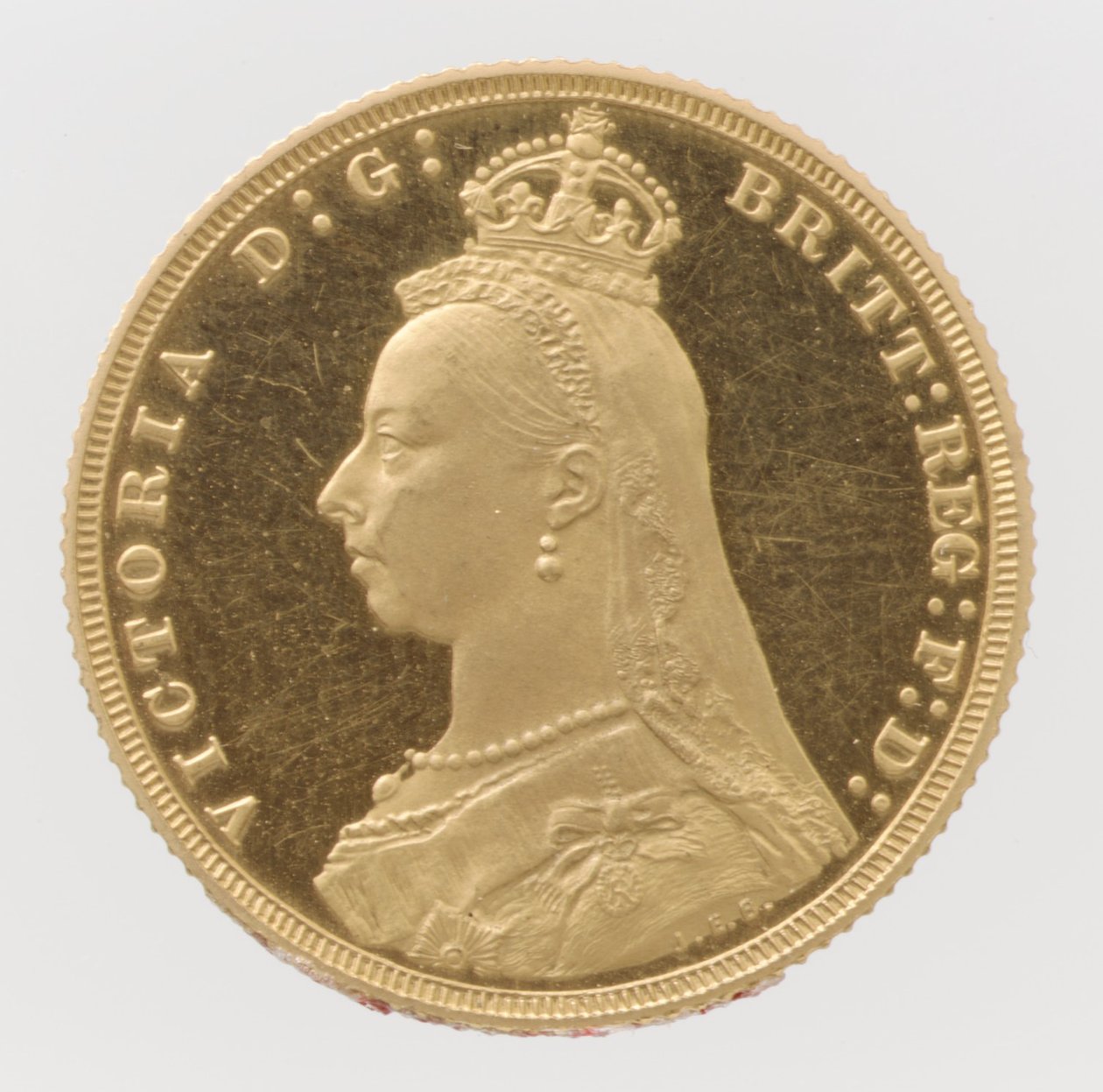 Queen Victoria Jubilee Head Proof Sovereign, 1887 by Joseph Edgar Boehm