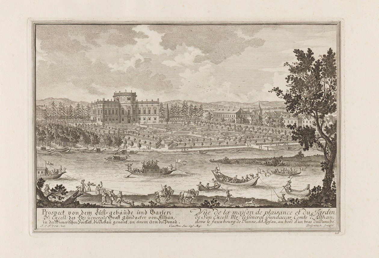 The Palais Althan in Vienna by Joseph Emanuel Fischer von Erlach