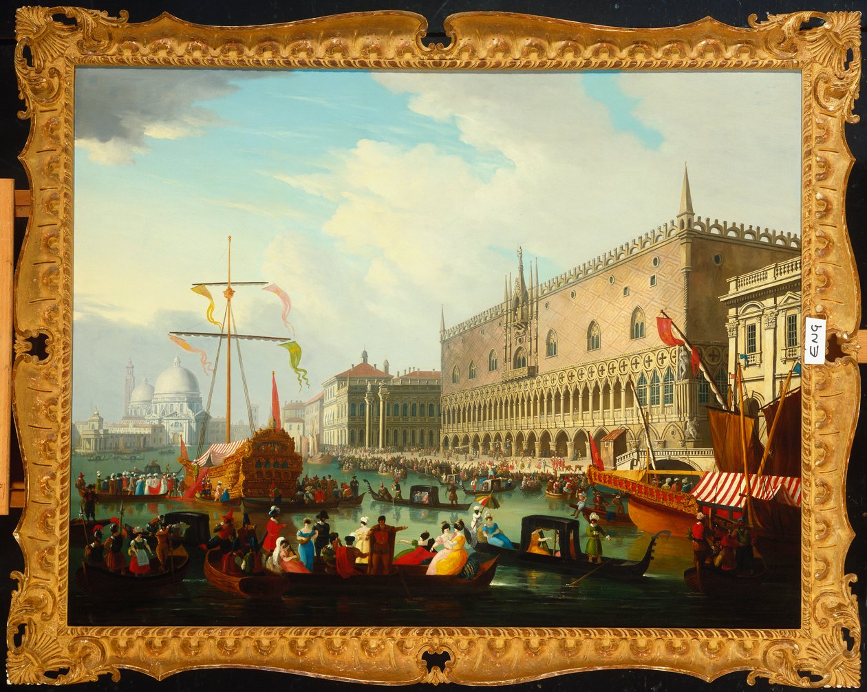 The Bacino di San Marco, Venice, with the Carnival by Joseph F. Ellis