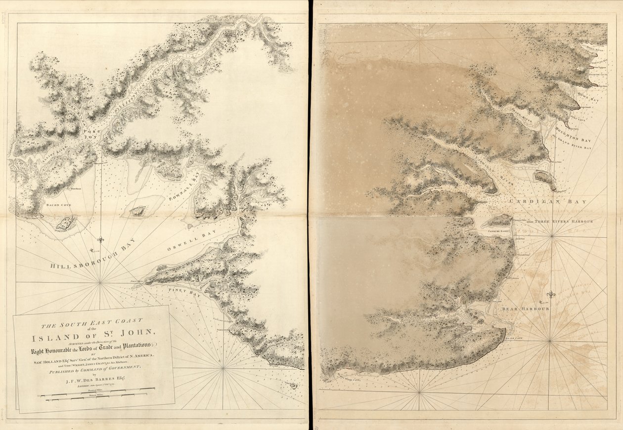 The Atlantic Neptune, published for the use of the Royal Navy of Great Britain by Joseph F. W. Des Barres
