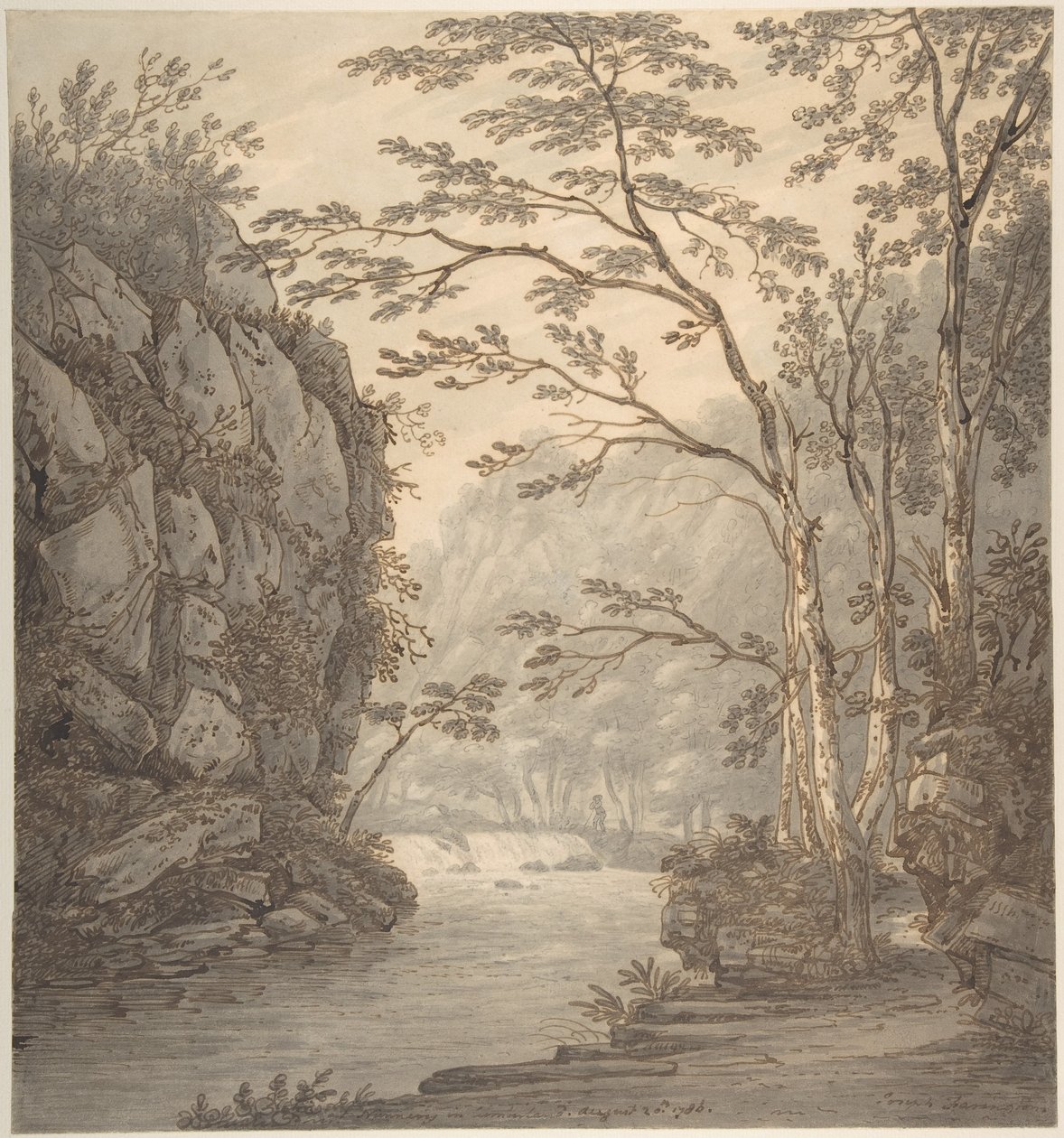 At Nunnery in Cumberland by Joseph Farington