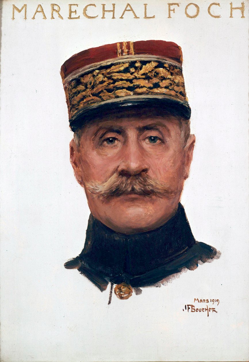 Portrait of Marshal Ferdinand Foch by Joseph Felix Bouchor
