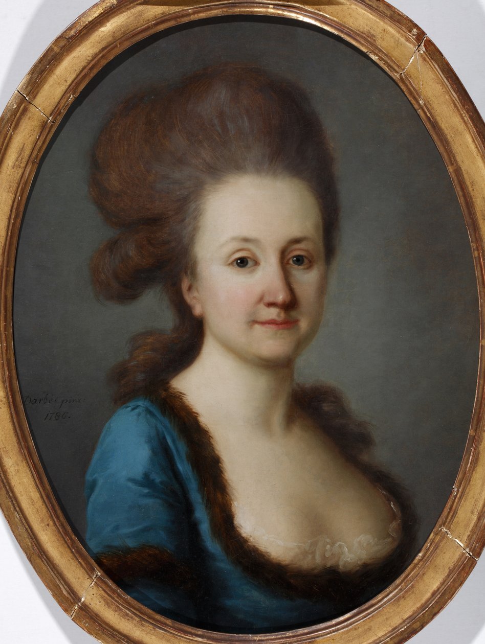 Portrait of Euphrosine Katharina von Bock, geb. von Stackelberg, 1780 by Joseph Friedrich August Darbes
