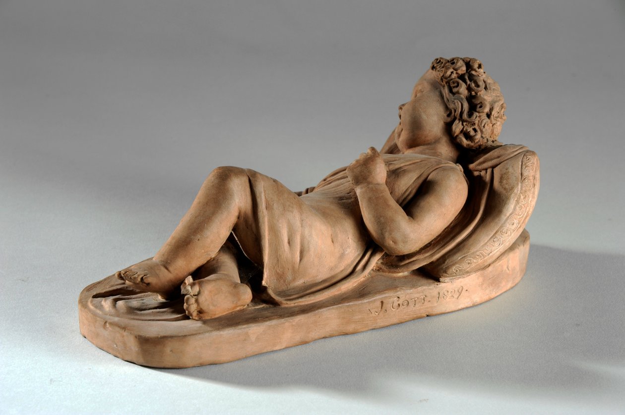 Maquette for Jane Gott as a Babe in the Wood by Joseph Gott