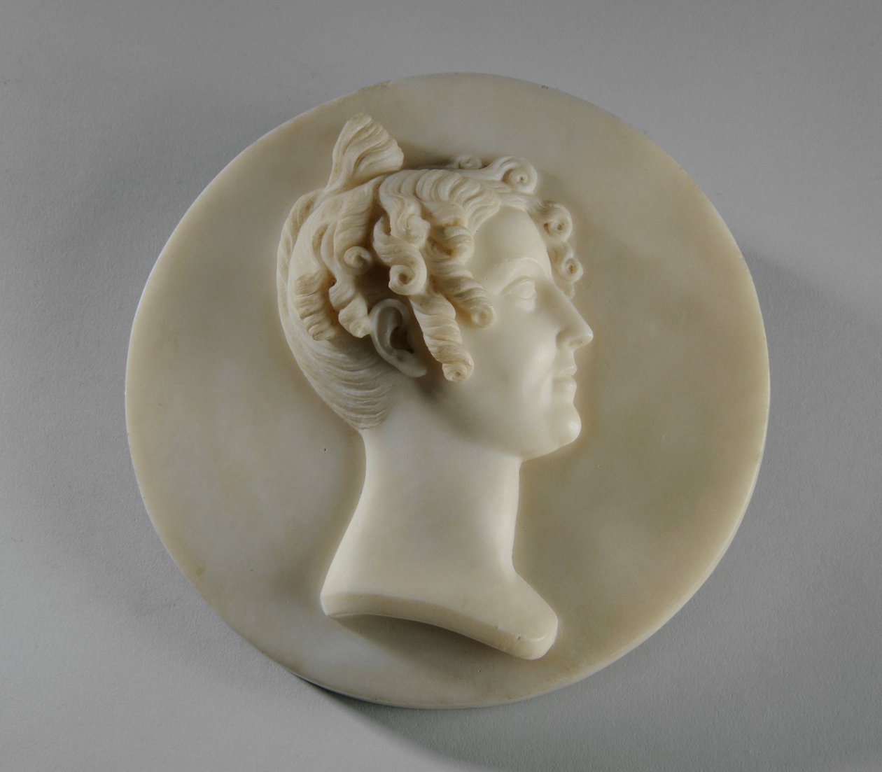 Medallion portrait of Harriet Gott by Joseph Gott