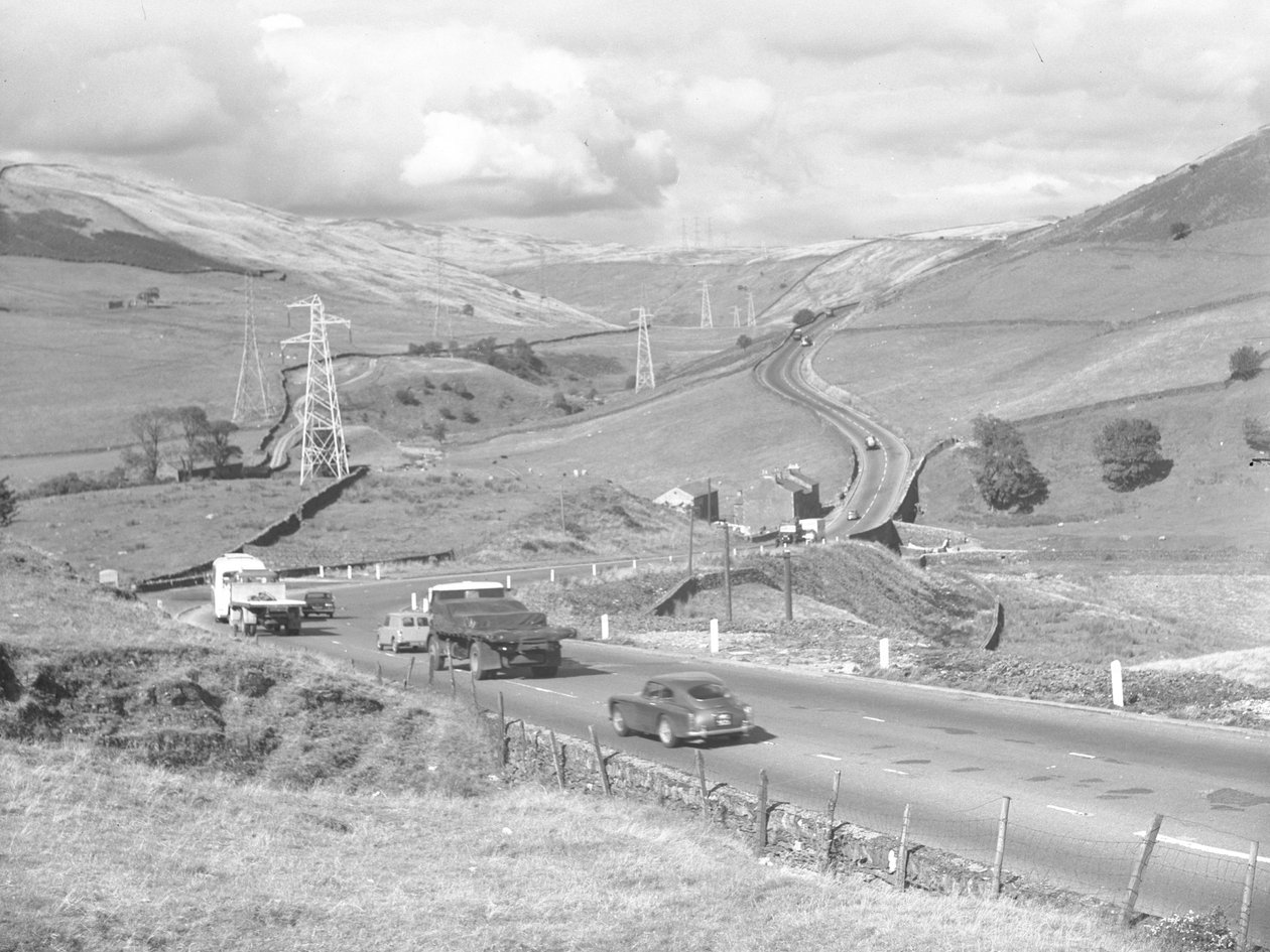 Traffic on Shap road by Joseph Hardman