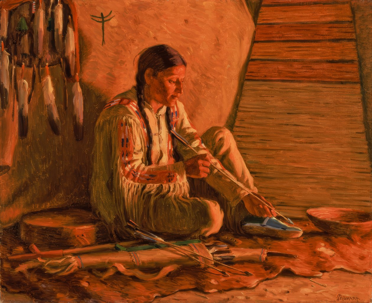 Arrow Maker by Joseph Henry Sharp