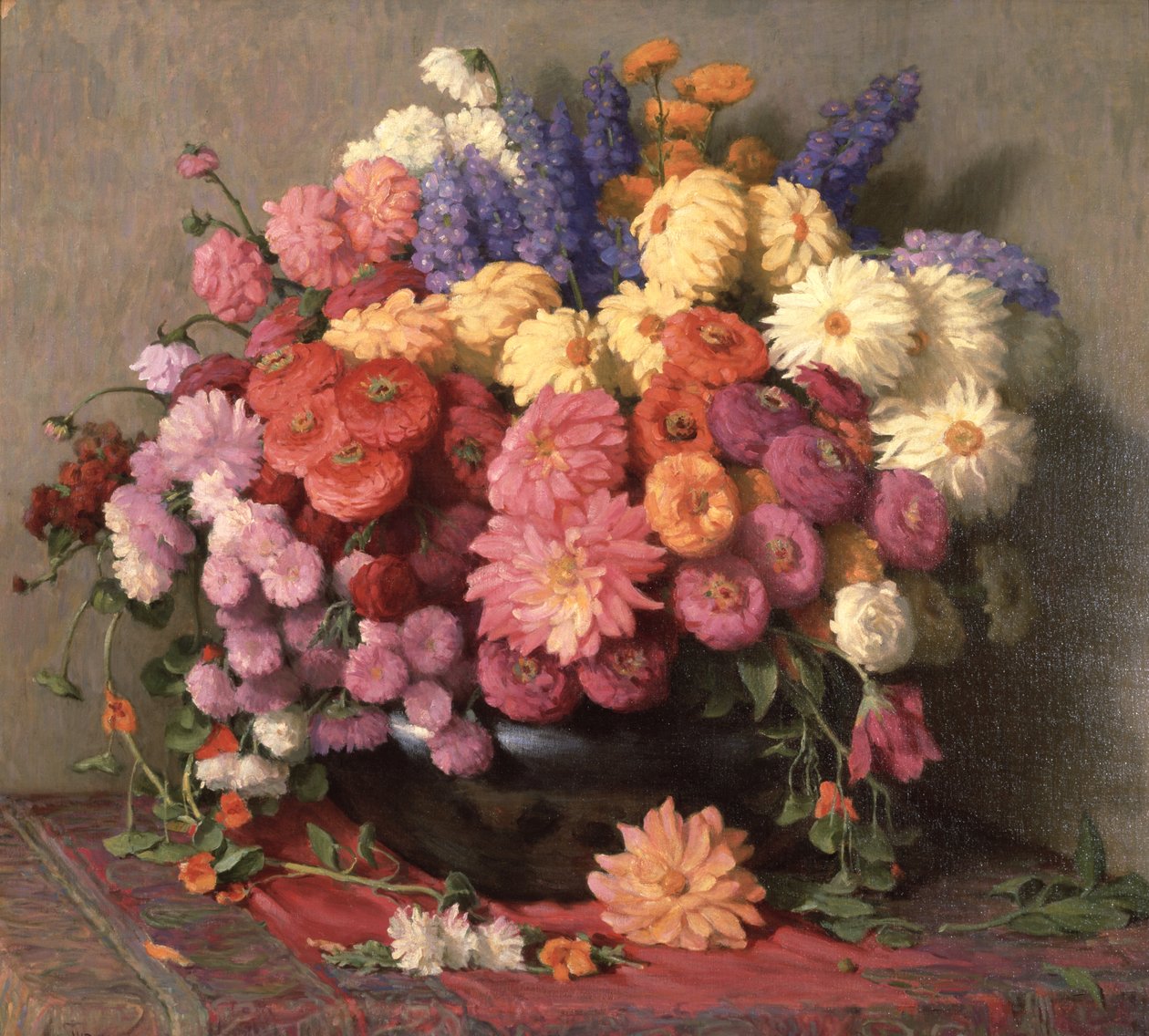 Late Summer Flowers by Joseph Henry Sharp