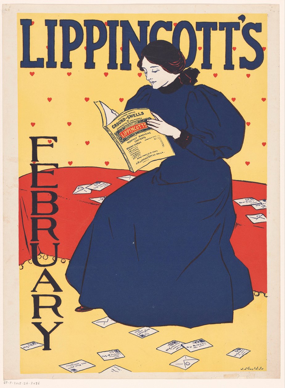 Advertisement for a February Issue of Lippincott