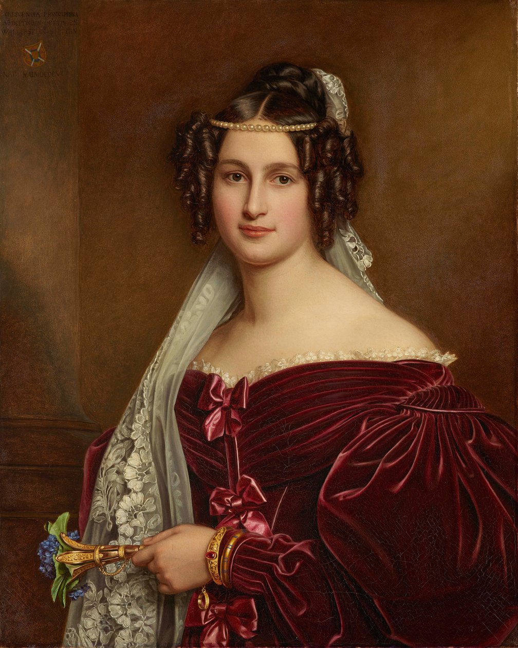 Princess Crescentia von Oettingen-Oettingen und Wallerstein, 1836 by Joseph Carl Stieler