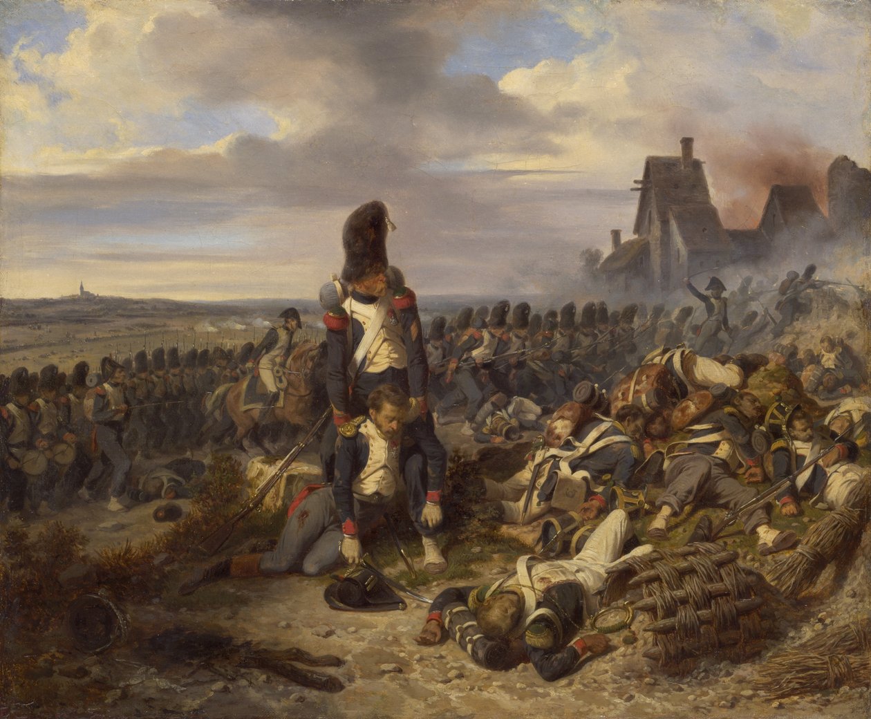 Battle Scene by Joseph Louis Hippolyte Bellange