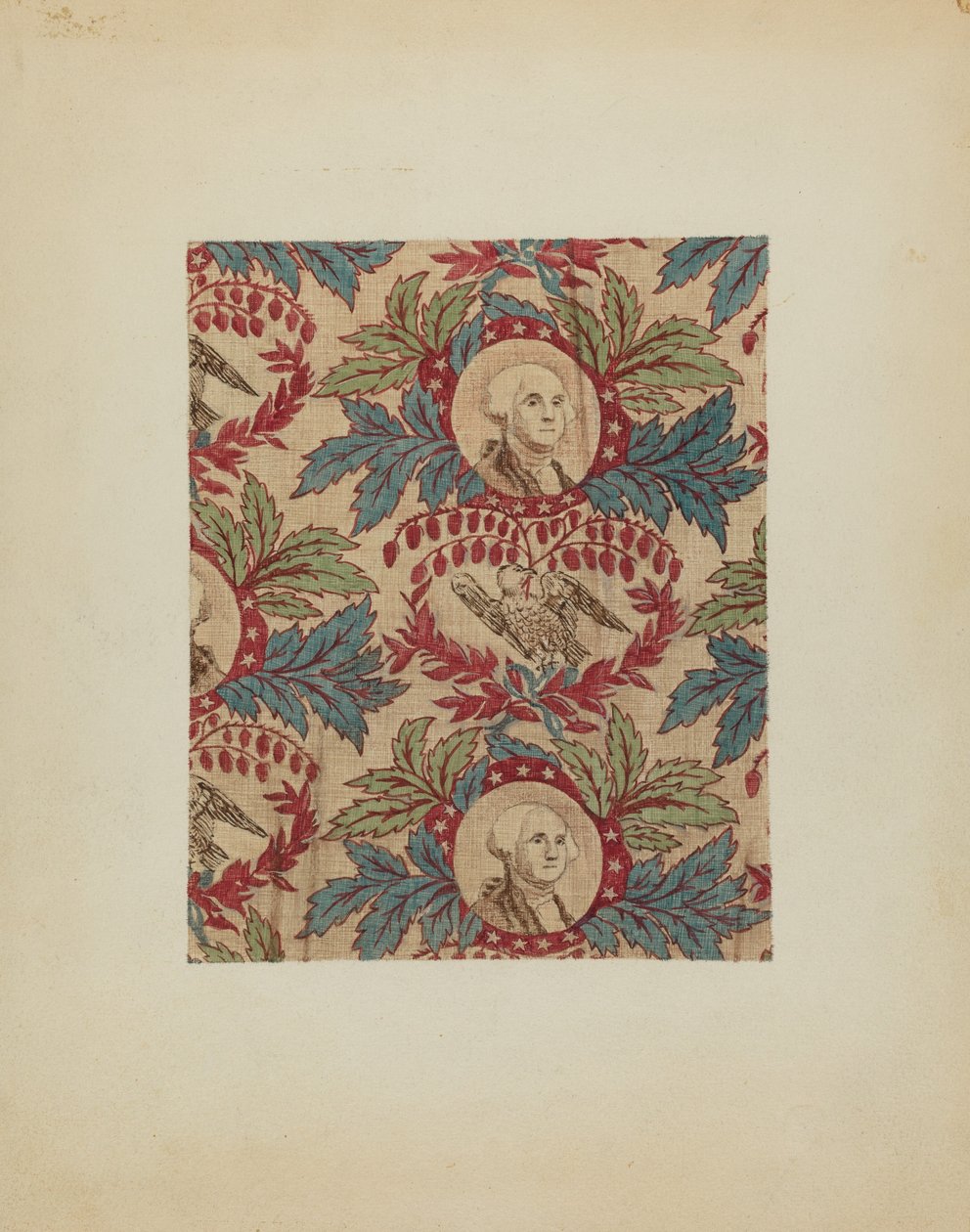 Historical Printed Textile by Joseph Lubrano: Fine art print