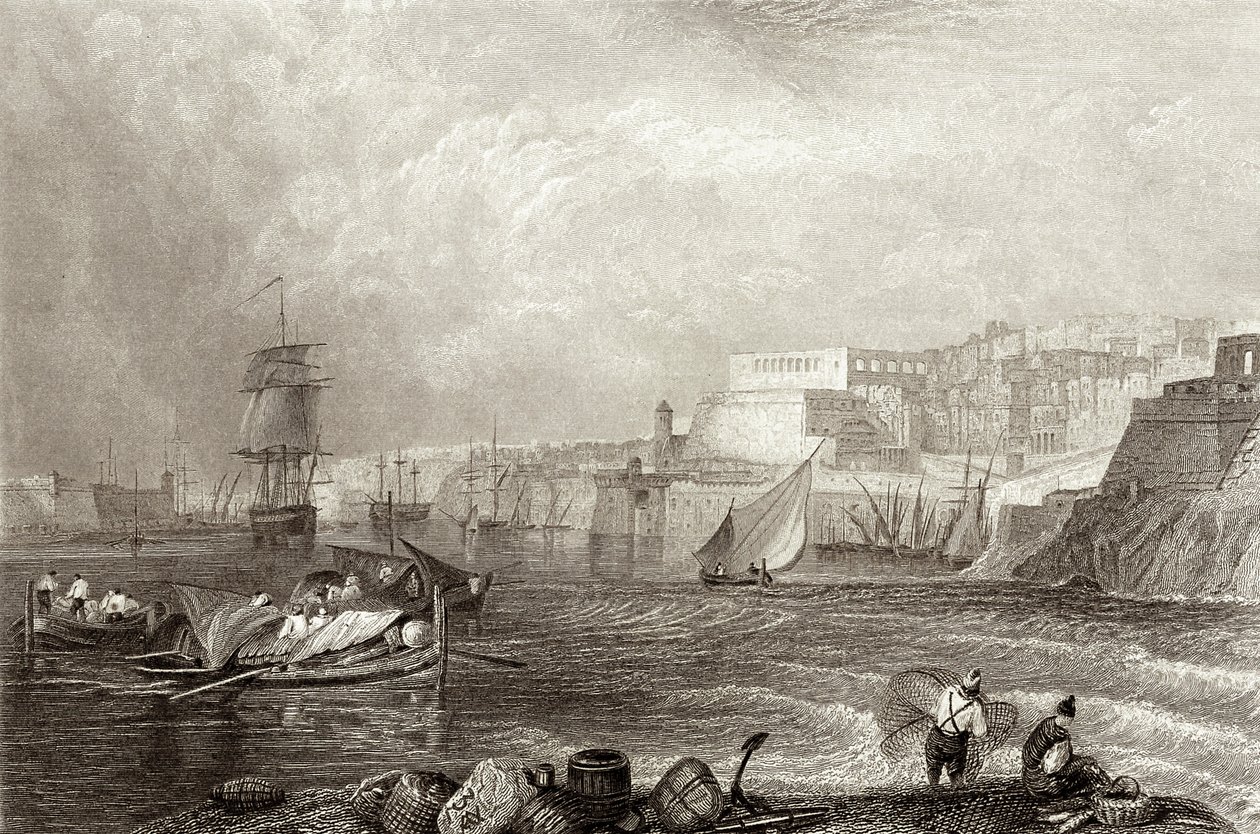 Malta by Joseph Mallord William (after) Turner