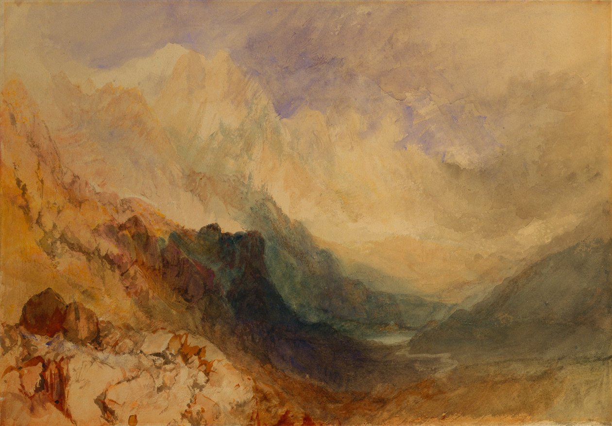 An Alpine Valley, Probably the Val d