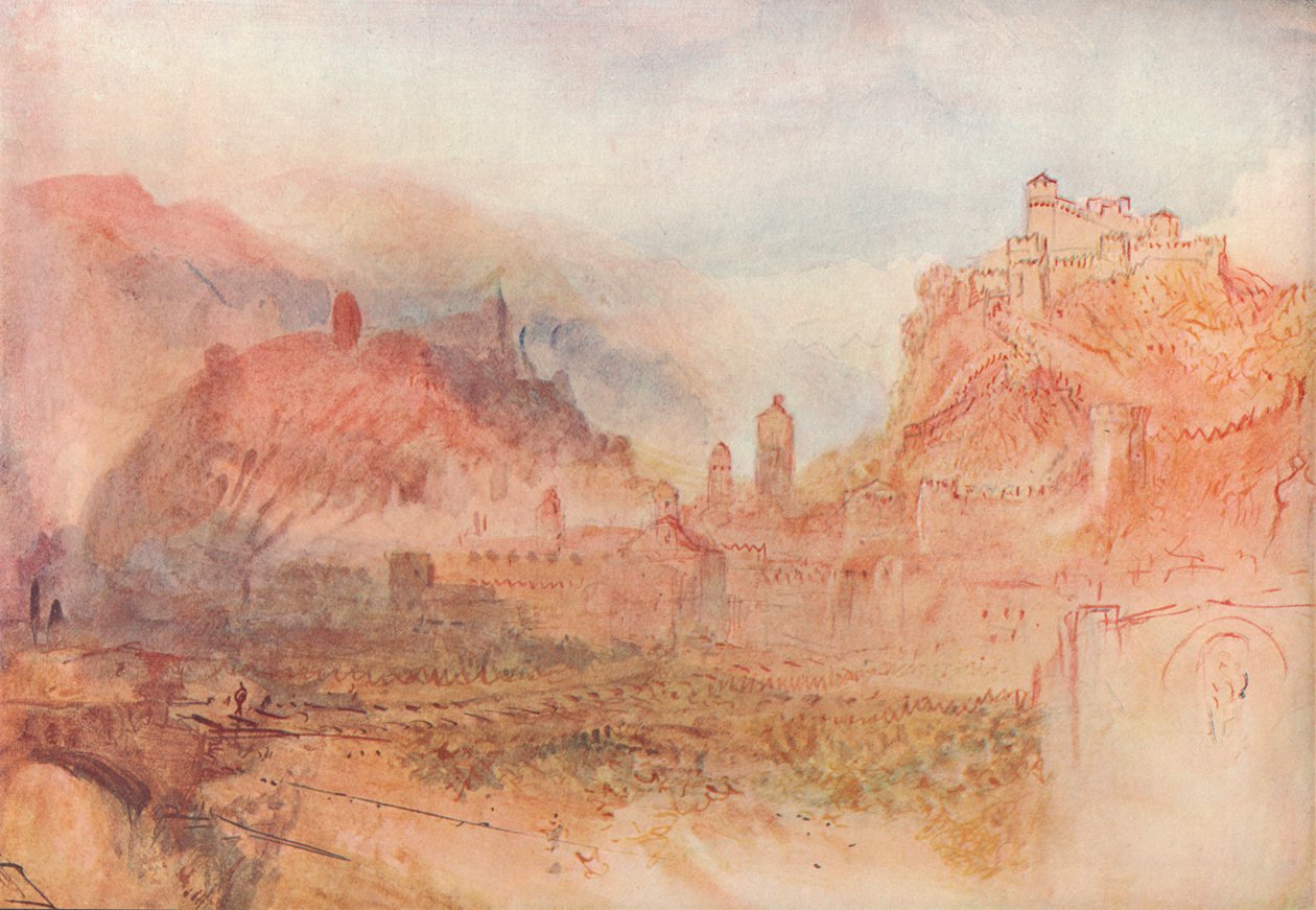 Bellinzona: From the South by Joseph Mallord William Turner