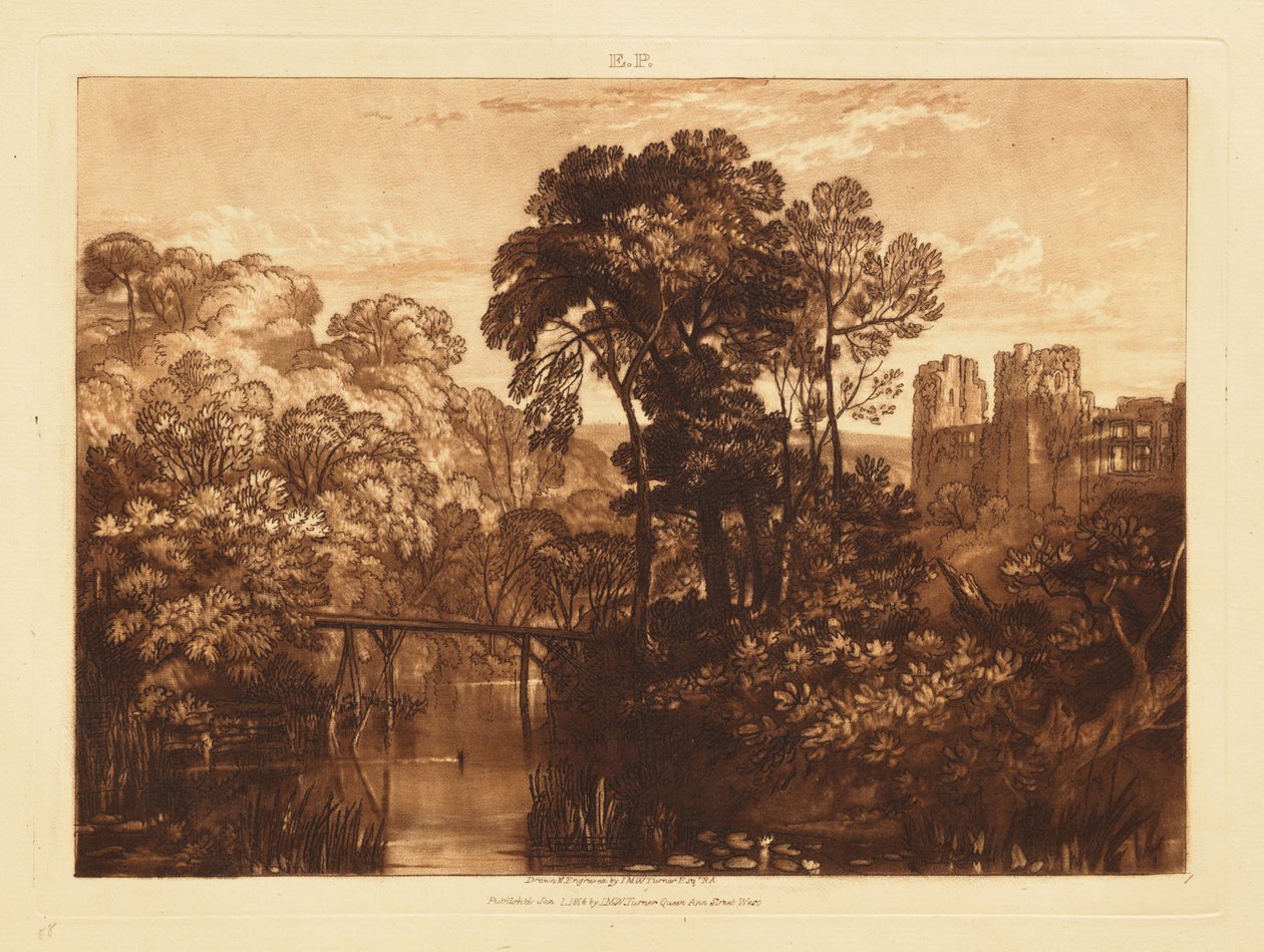 Berry Pomeroy Castle by Joseph Mallord William Turner
