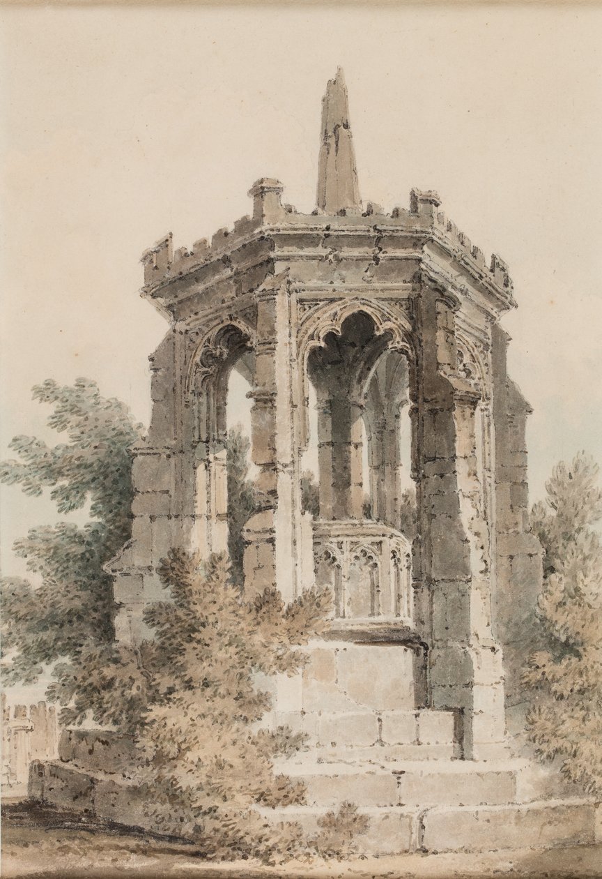 Blackfriars Cross, Hereford (A Monument) by Joseph Mallord William Turner